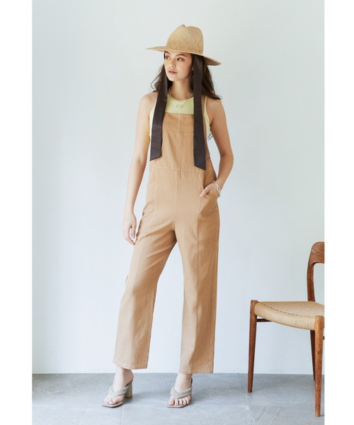 ALEXIA STAM（アリシアスタン）の「Cozy Salopette/コージーサロペット（その他パンツ・レディース・アイボリー/モカ/グリーン系その他・S/M）」の9枚目の写真