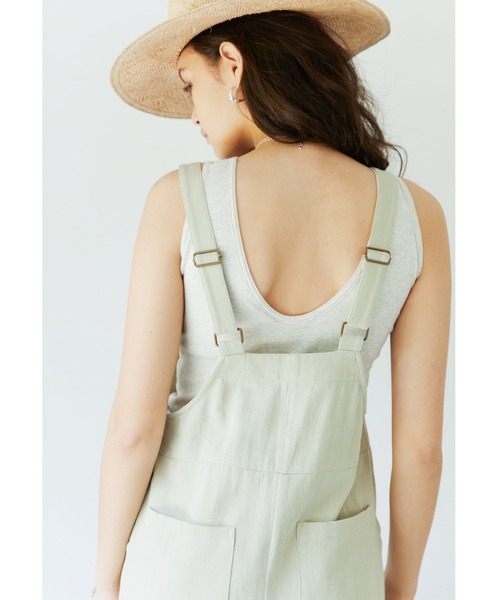 ALEXIA STAM（アリシアスタン）の「Cozy Salopette/コージーサロペット（その他パンツ・レディース・アイボリー/モカ/グリーン系その他・S/M）」の16枚目の写真