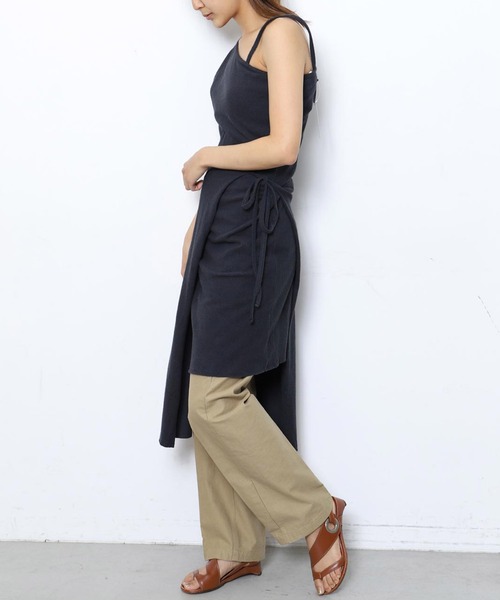 KIIRA(キーラ)の「Kiira BRUSH WRAP OP(ワンピース・レディース・ベージュ/ブラック・ONE SIZE)」の16枚目の写真