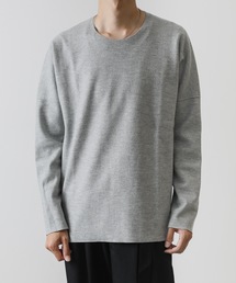 ATTACHMENT | MELTON JERSEY CREWNECK LOOSE-FIT T-SHIRT L/S(ニット/セーター)