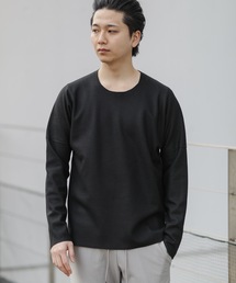 ATTACHMENT | MELTON JERSEY CREWNECK LOOSE-FIT T-SHIRT L/S(ニット/セーター)