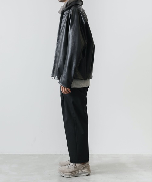 ATTACHMENT(アタッチメント)の「MELTON JERSEY CREWNECK LOOSE-FIT T-SHIRT L/S(ニット/セーター・メンズ・ライトグレー/ブラック/オフホワイト・1/2/3)」の18枚目の写真