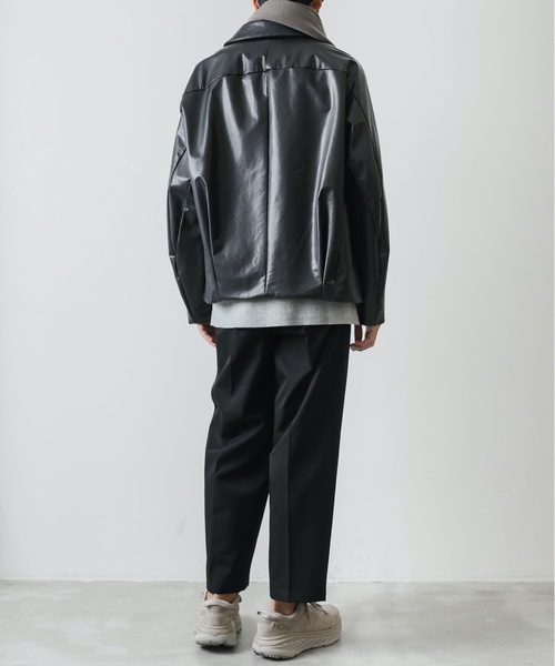 ATTACHMENT(アタッチメント)の「MELTON JERSEY CREWNECK LOOSE-FIT T-SHIRT L/S(ニット/セーター・メンズ・ライトグレー/ブラック/オフホワイト・1/2/3)」の19枚目の写真