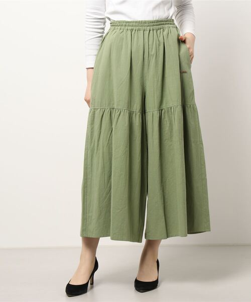 その他パンツ Super パンツhakka スーパーハッカ のファッション コットンスラブティアードパンツ その他パンツ Super