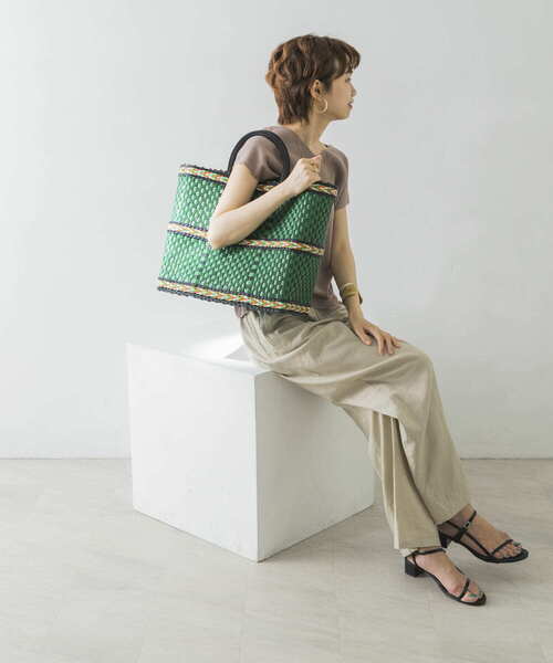 LALO(ラロ)の「LALO LONA(トートバッグ・レディース・オレンジ系その他・-)」の2枚目の写真