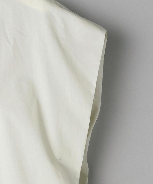 BEAUTY&YOUTH UNITED ARROWS(ビューティーアンドユースユナイテッドアローズ)の「BY ワイドショルダーフレンチスリーブシャツ -ウォッシャブル-(シャツ/ブラウス・レディース・ブラック/ライム・FREE)」の13枚目の写真