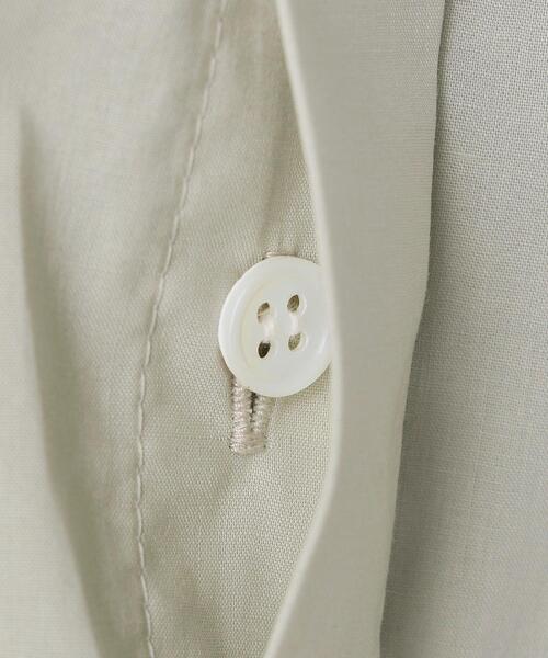 BEAUTY&YOUTH UNITED ARROWS(ビューティーアンドユースユナイテッドアローズ)の「BY ワイドショルダーフレンチスリーブシャツ -ウォッシャブル-(シャツ/ブラウス・レディース・ブラック/ライム・FREE)」の15枚目の写真