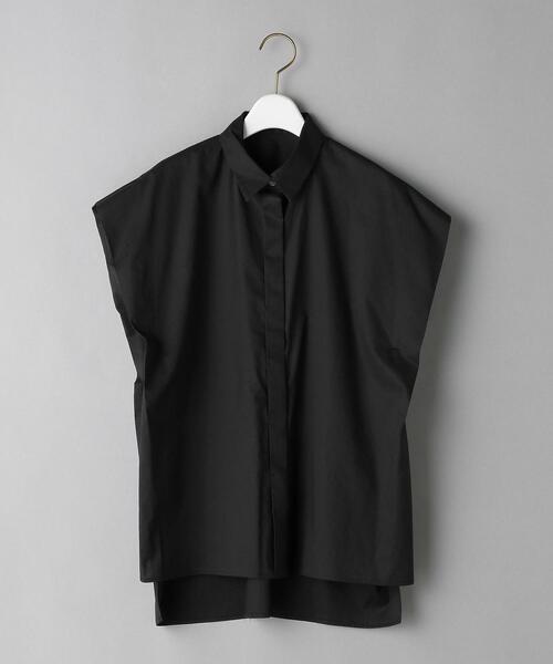 BEAUTY&YOUTH UNITED ARROWS(ビューティーアンドユースユナイテッドアローズ)の「BY ワイドショルダーフレンチスリーブシャツ -ウォッシャブル-(シャツ/ブラウス・レディース・ブラック/ライム・FREE)」の17枚目の写真