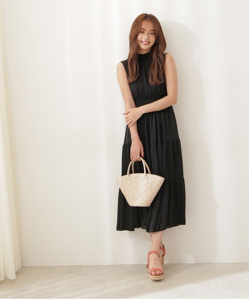 PROPORTION BODY DRESSING(プロポーションボディドレッシング)の「<E>ティアードマキシOP / 1211247700(ワンピース・レディース・ブラック/ボルドー/ブルー系その他・SMALL/MEDIUM)」の5枚目の写真