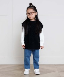デニムリボンパンツ■80～140cm