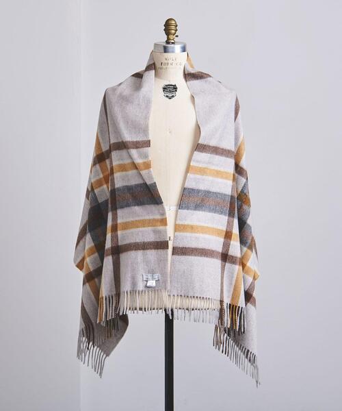 Joshua Ellis（ジョシュアエリス）の「【別注】＜Joshua Ellis（ジョシュア エリス）＞ チェックストール 70*190†（マフラー・メンズ・ライトグレー・FREE）」の7枚目の写真