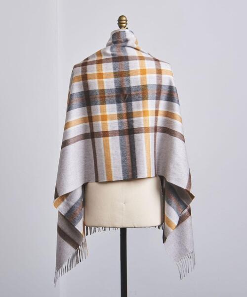 Joshua Ellis（ジョシュアエリス）の「【別注】＜Joshua Ellis（ジョシュア エリス）＞ チェックストール 70*190†（マフラー・メンズ・ライトグレー・FREE）」の6枚目の写真