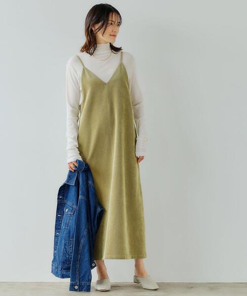 green label relaxing（グリーンレーベルリラクシング）の「SIGNATURE シグネチャー デニム ジャケット（デニムジャケット・レディース・コバルトブルー/モカ・38/36）」の9枚目の写真