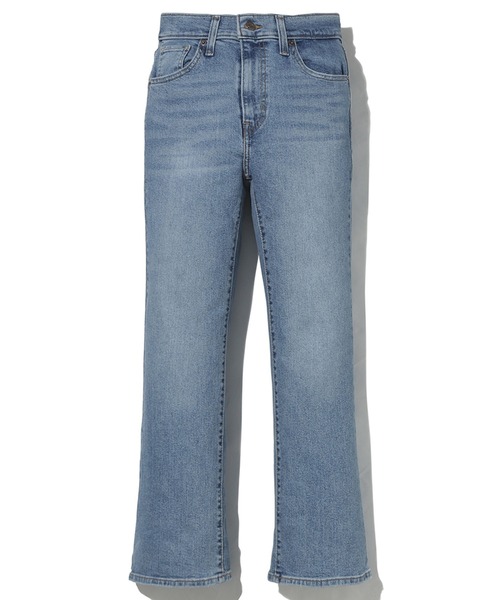 Levi's（リーバイス）の「HIGH WAISTED CROP フレア NIP AT THE BUD（デニムパンツ・レディース・ライトインディゴブルー・28inch/24inch/23inch/27inch/26inch/30inch/25inch）」の4枚目の写真