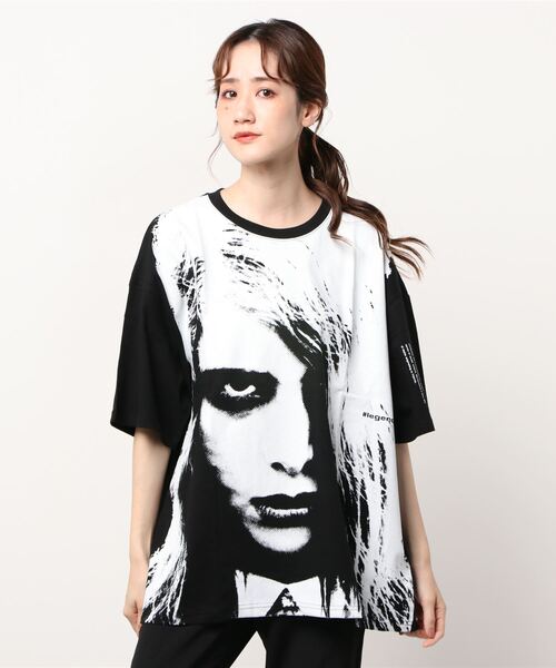 LEGENDA（レジェンダ）の「レジェンダ Horror Photo Tシャツ / LEGENDA Horror Photo T-Shirt（Tシャツ/カットソー・レディース・ホワイト/ブラック・FREE）」の10枚目の写真