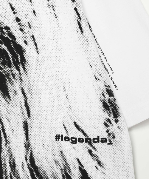 LEGENDA（レジェンダ）の「レジェンダ Horror Photo Tシャツ / LEGENDA Horror Photo T-Shirt（Tシャツ/カットソー・レディース・ホワイト/ブラック・FREE）」の4枚目の写真