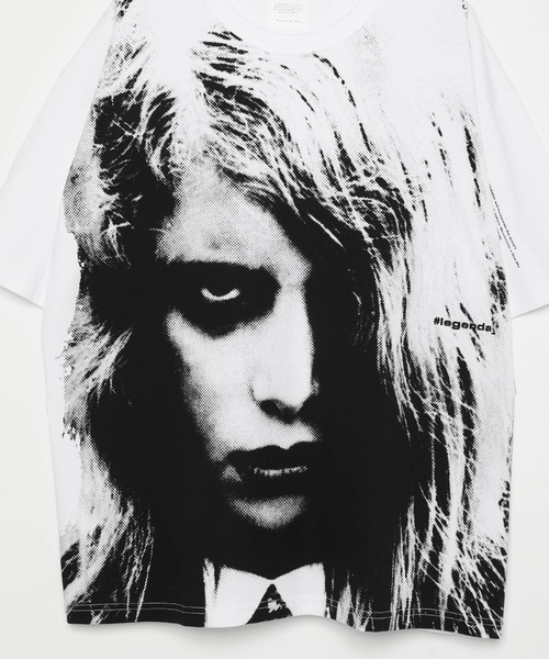 LEGENDA（レジェンダ）の「レジェンダ Horror Photo Tシャツ / LEGENDA Horror Photo T-Shirt（Tシャツ/カットソー・レディース・ホワイト/ブラック・FREE）」の5枚目の写真