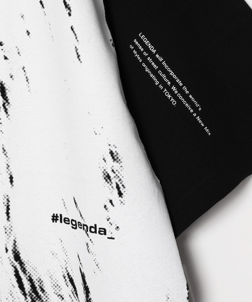 LEGENDA（レジェンダ）の「レジェンダ Horror Photo Tシャツ / LEGENDA Horror Photo T-Shirt（Tシャツ/カットソー・レディース・ホワイト/ブラック・FREE）」の8枚目の写真
