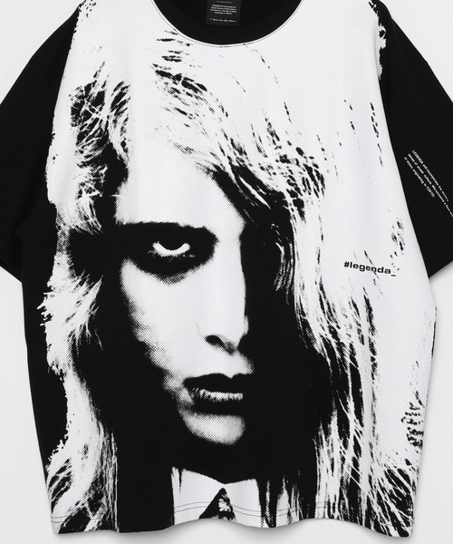LEGENDA（レジェンダ）の「レジェンダ Horror Photo Tシャツ / LEGENDA Horror Photo T-Shirt（Tシャツ/カットソー・レディース・ホワイト/ブラック・FREE）」の9枚目の写真