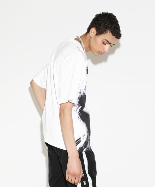 LEGENDA（レジェンダ）の「レジェンダ Horror Photo Tシャツ / LEGENDA Horror Photo T-Shirt（Tシャツ/カットソー・レディース・ホワイト/ブラック・FREE）」の14枚目の写真