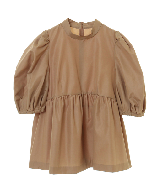 Tiara(ティアラ)の「ペプラムブラウス(シャツ/ブラウス・レディース・キャメル/ブラック/ピンク・FREE)」の3枚目の写真