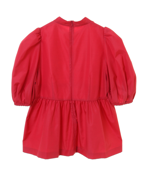 Tiara(ティアラ)の「ペプラムブラウス(シャツ/ブラウス・レディース・キャメル/ブラック/ピンク・FREE)」の5枚目の写真