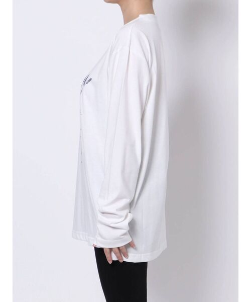 merry jenny（メリージェニー）の「HERB Tea long Tee（Tシャツ/カットソー・レディース・ブラック/ベージュ/オフホワイト・FREE）」の11枚目の写真