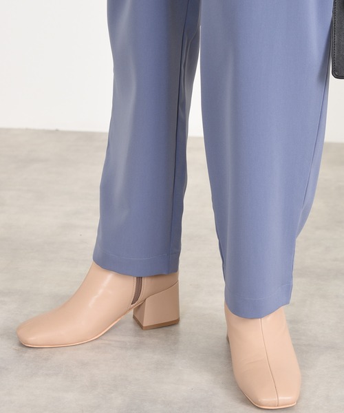 w closet（ダブルクローゼット）の「ダブルタックワイドスラックス（スラックス・レディース・ブラック/アイボリー/ブルー・マルチサイズ）」の11枚目の写真