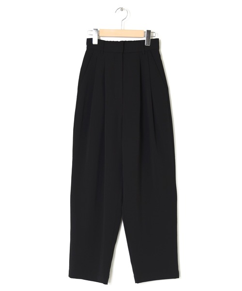 w closet（ダブルクローゼット）の「ダブルタックワイドスラックス（スラックス・レディース・ブラック/アイボリー/ブルー・マルチサイズ）」の8枚目の写真