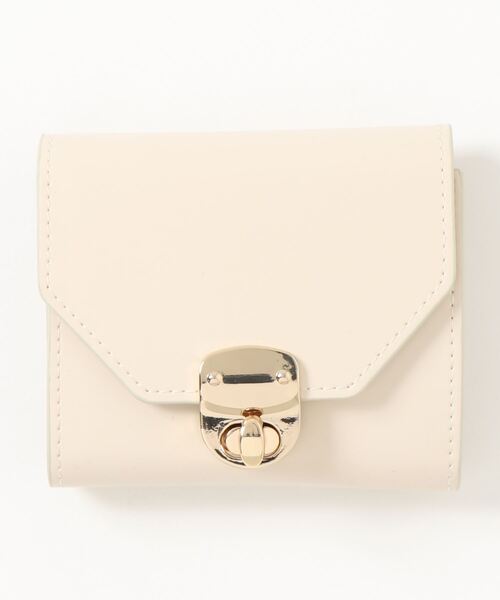 VENCEEXCHANGE（ヴァンスエクスチェンジ）の「【WEB限定】ひねり金具三つ折り財布（財布・レディース・ブラック/ブラウン/ベージュ/オフホワイト・FREE）」の11枚目の写真