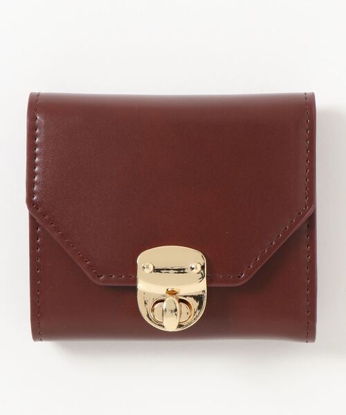 VENCEEXCHANGE（ヴァンスエクスチェンジ）の「【WEB限定】ひねり金具三つ折り財布（財布・レディース・ブラック/ブラウン/ベージュ/オフホワイト・FREE）」の9枚目の写真