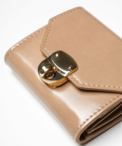 VENCEEXCHANGE（ヴァンスエクスチェンジ）の「【WEB限定】ひねり金具三つ折り財布（財布・レディース・ブラック/ブラウン/ベージュ/オフホワイト・FREE）」の21枚目の写真