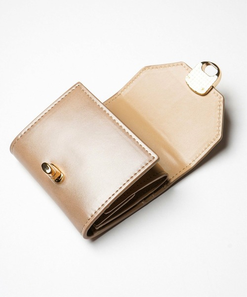 VENCEEXCHANGE（ヴァンスエクスチェンジ）の「【WEB限定】ひねり金具三つ折り財布（財布・レディース・ブラック/ブラウン/ベージュ/オフホワイト・FREE）」の20枚目の写真