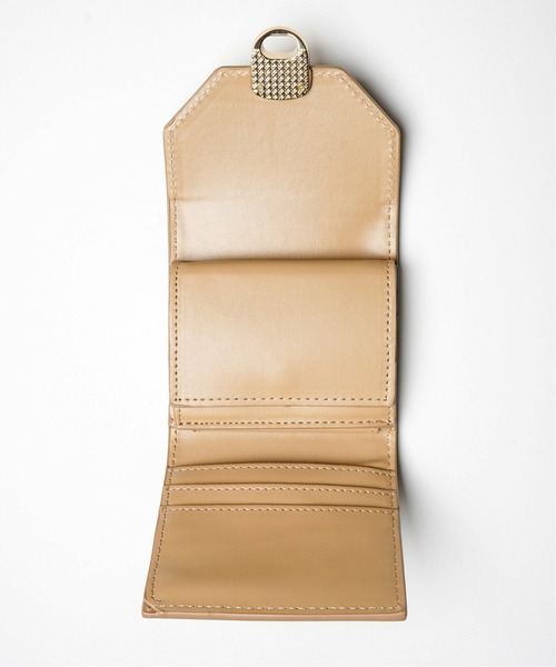 VENCEEXCHANGE（ヴァンスエクスチェンジ）の「【WEB限定】ひねり金具三つ折り財布（財布・レディース・ブラック/ブラウン/ベージュ/オフホワイト・FREE）」の19枚目の写真