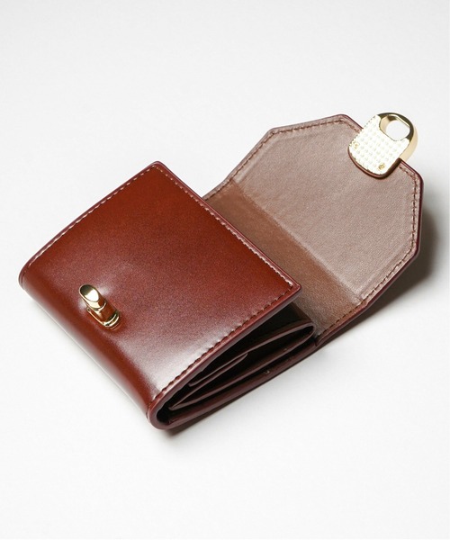 VENCEEXCHANGE（ヴァンスエクスチェンジ）の「【WEB限定】ひねり金具三つ折り財布（財布・レディース・ブラック/ブラウン/ベージュ/オフホワイト・FREE）」の13枚目の写真