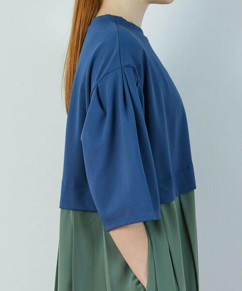 FRAPBOIS（フラボア）の「ドッキングプリーツ ワンピース（ワンピース  