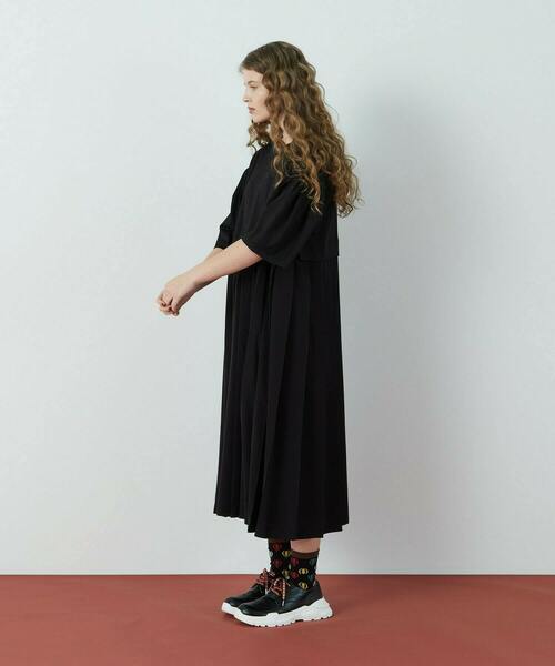 FRAPBOIS（フラボア）の「ドッキングプリーツ ワンピース（ワンピース  