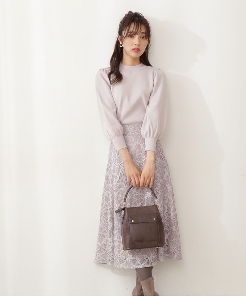 PROPORTION BODY DRESSING（プロポーションボディドレッシング）の「フラワーレースマーメイドスカート / 1211220909（スカート・レディース・ブルー/グレー/ブラック・MEDIUM/SMALL）」の7枚目の写真