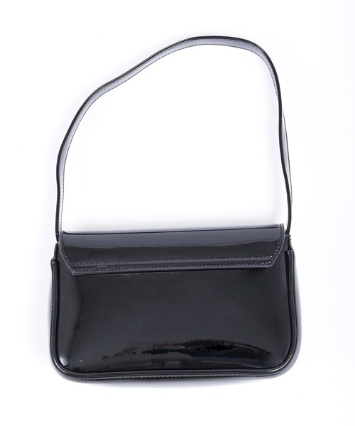 WC（ダブル シー）の「エナメルワンハンドルバッグ（ハンドバッグ・レディース・ブラック/ベージュ・FREE）」の3枚目の写真