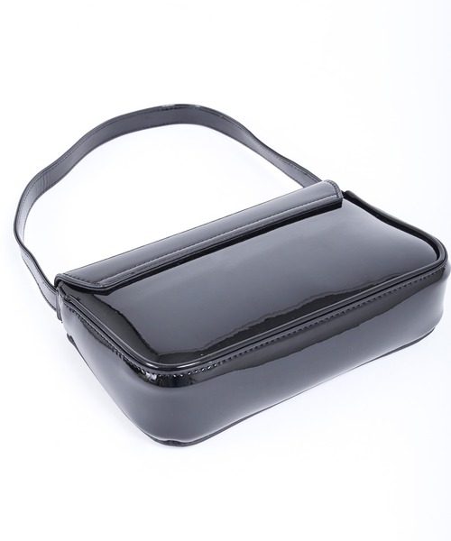 WC（ダブル シー）の「エナメルワンハンドルバッグ（ハンドバッグ・レディース・ブラック/ベージュ・FREE）」の12枚目の写真