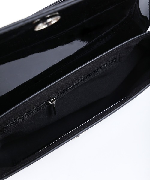 WC（ダブル シー）の「エナメルワンハンドルバッグ（ハンドバッグ・レディース・ブラック/ベージュ・FREE）」の17枚目の写真