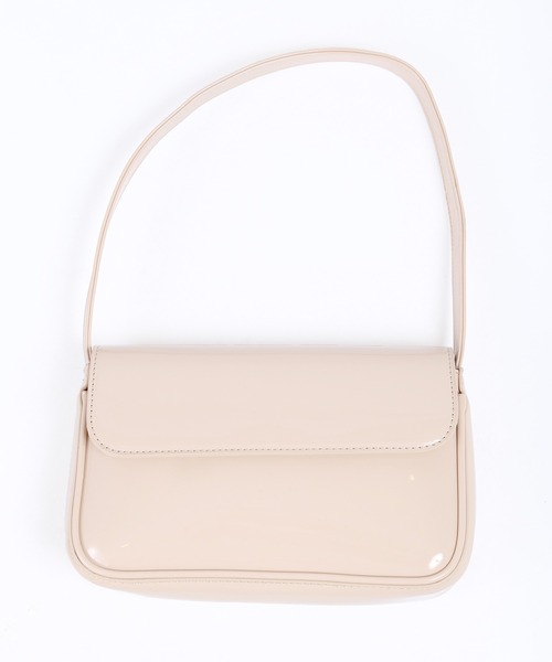 WC（ダブル シー）の「エナメルワンハンドルバッグ（ハンドバッグ・レディース・ブラック/ベージュ・FREE）」の4枚目の写真