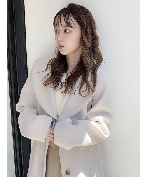 dazzlin（ダズリン）の「2WAYマーメイドコート（その他アウター・レディース・ピンク/アイボリー/モカ・FREE）」の19枚目の写真