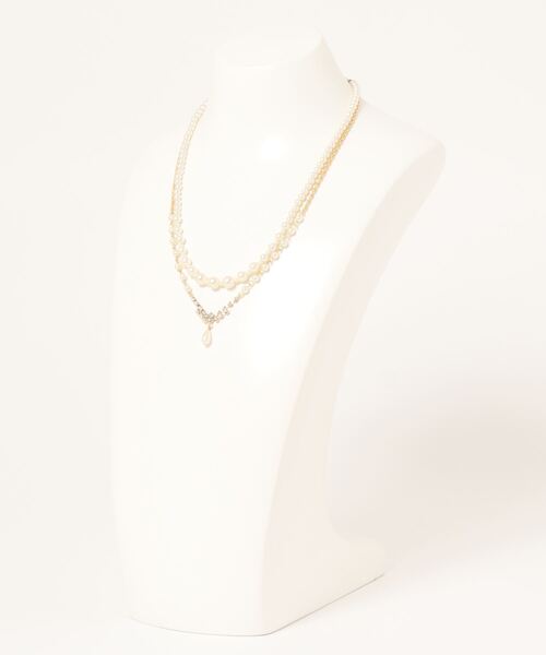 Dorry Doll（ドリードール）の「パール＆ビジューネックレス（ネックレス・レディース・ホワイト・FREE）」の5枚目の写真