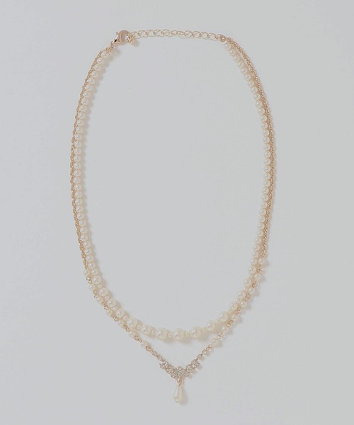 Dorry Doll（ドリードール）の「パール＆ビジューネックレス（ネックレス・レディース・ホワイト・FREE）」の8枚目の写真