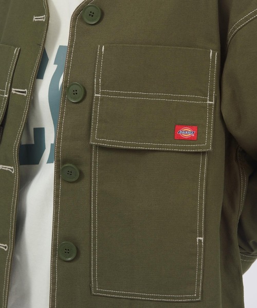 Dickies/ディッキーズ コットンツイル ドロストノーカラー