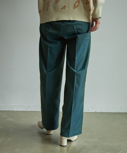 VACANCY（ヴァカンシー）の「SET UPタマムシストレートパンツ（その他パンツ・レディース・グリーン/ボルドー・FREE/MEDIUM/TALL）」の20枚目の写真