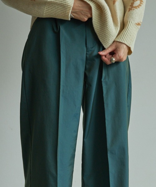 VACANCY（ヴァカンシー）の「SET UPタマムシストレートパンツ（その他パンツ・レディース・グリーン/ボルドー・FREE/MEDIUM/TALL）」の21枚目の写真