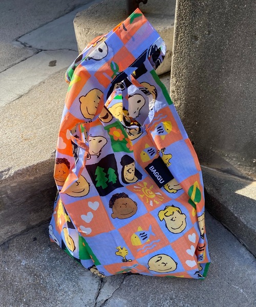 BAGGU(バグー)の「【BAGGU/バグゥ】PEANUTS BABY BAGGU(エコバッグ/サブバッグ・レディース・ブルー系その他/イエロー/ピンク・FREE)」の10枚目の写真