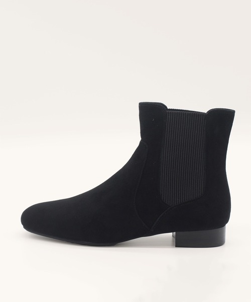 V SEVEN TWELVE THIRTY（ヴィセヴントゥエルヴサーティ）の「【V-SEVEN TWELVE THIRTY】サイドゴアショートブーツ（ブーツ・レディース・ライトグレー/ブラック系その他/ダークブラウン・S/M/L/LL）」の4枚目の写真